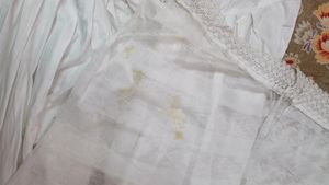 White Dupatta &amp; salwar..