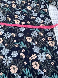 Flower Printed Short Dress