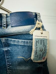 Brand New Blue Ripped Denim