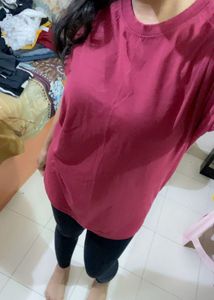 Maroon T-shirt