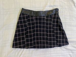 Tennis Checked Mini Skirt Waist 28-30