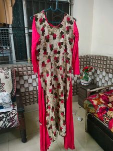 Floral Print Kurta