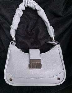 Grey patterned Handbag