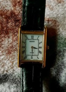 Vintage Seiko Solar Gold Watch