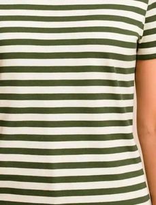 Striped Crew Neck Tee