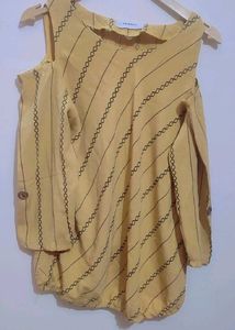 Light Musturd Top For Girl Or Woman 36 Bust