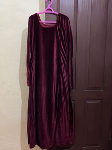 Women Velvet Long Top