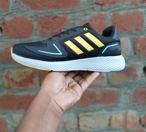 Adidas Running Shoe - Black & Gold