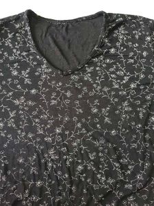 Branded Crop Black Top