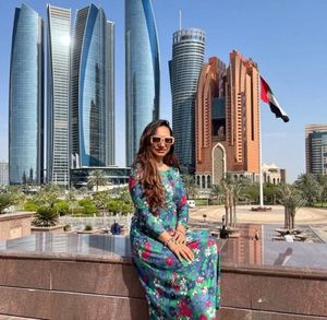 Floral Maxi Dress - Abu Dhabi