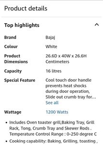 Bajaj 16ltr Otg
