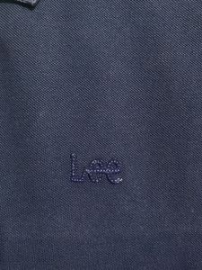 Lee Men Ink Blue Polo Neck T Shirt