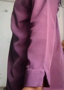 Purple Button-Down Shirt