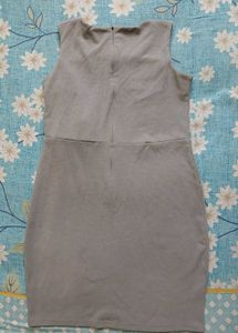 Elegant Silver Mini Dress