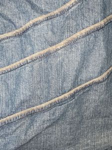 Denim Asymmetrical Skirt