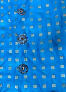 Y2K Blue Ethnic Dress