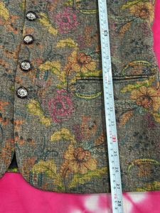 Floral Print Men&#39;s Vest