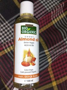 Bio Organic Sweet Almond Oil (100ml)