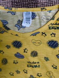 Yellow Crop Top