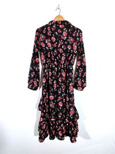Floral Ruffle Midi Dress