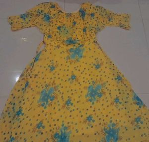 Floral Yellow Dress