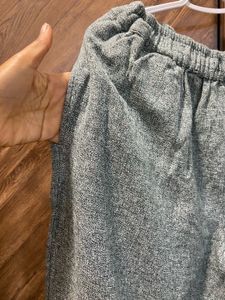 Warm Grey Plaid Kurta Set