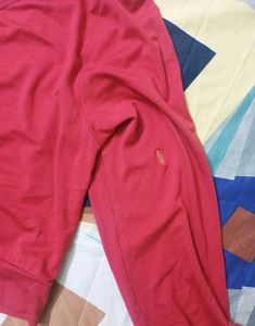 Cute Red Long Sleeve Crop Top