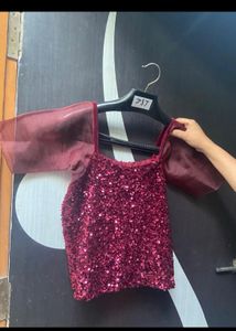 Lehnga Crop Top Skirt Duptta