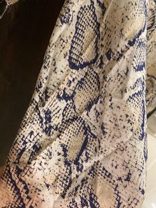 Snakeskin Print Mini Dress