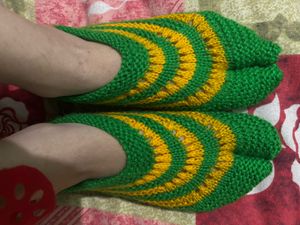 Striped Knitted Socks