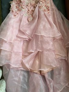 Floral Flower And Pearl Gown