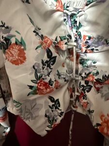 floral crop top