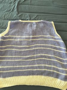 Striped Knit Tank Top light weight