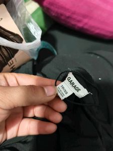 11171. Black Corset Style Cami Top