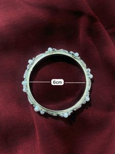 Sparkling Pearl &amp; Crystal Bangles