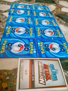 20 Random Pokemon Cards + 1 Slam Attack Card F