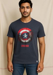 Marvel Civil War Graphic T-Shirt | XL