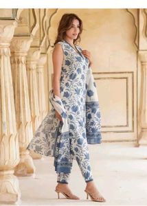 Floral Print Kurta Set