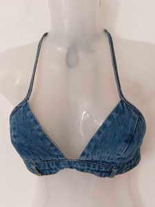DENIM BRALETTE