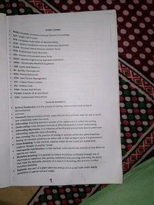 Biology Study Material class 12th