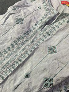 Embroidered Kurta Bottom Set