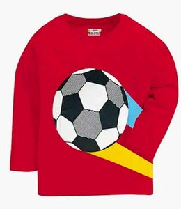 Cute Boys Red Soccer T-Shirt