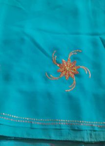 Blue Saree