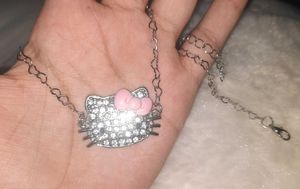 Authentic Sanrio Hello Kitty Crystal Y2k Necklace