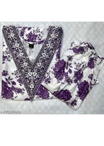 Floral Embroidered Kurta
