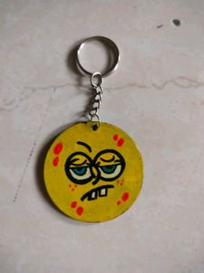 Spongebob Keychain - Handmade!