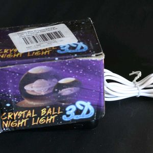 Moon 3D Crystal Ball light