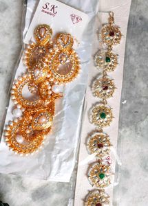Free Matha Patti With Jewellery Set