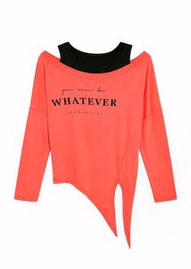 Coral Asymmetrical Top