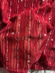 Y2K Red Mesh Top